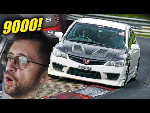 INSANE Civic FD2 Type R ON THE LIMIT! // Nürburgring thumbnail