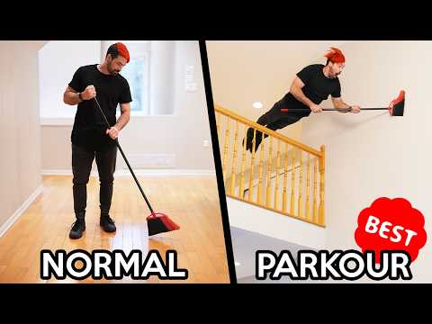 PARKOUR vs NORMAL People In Real Life! (Best of compilation!) thumbnail