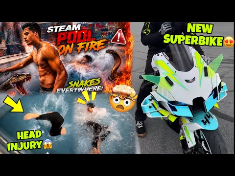 Head Injury Sam😱 Making New Swimming Pool in my House😭 Big Snake thumbnail