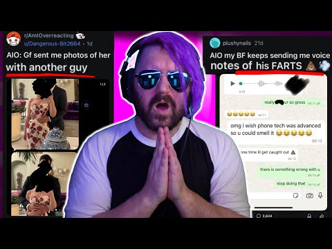 gf kinda cheating🙃🙃BF WON'T STOP FARTING🤢🤢 || r/AmiOverreacting thumbnail