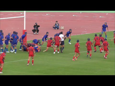長崎南山　得点シーン④　後半９分　第１０３回全国高校ラグビー大会長崎県決勝戦　長崎北陽台ＶＳ長崎南山　かきどまり陸上競技場　２０２３１１２３ thumbnail