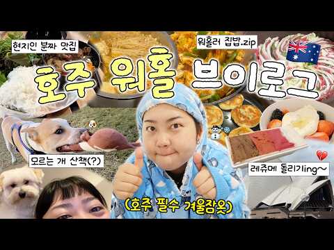 강아지 산책 알바 시작?? 시드니 일상 브이로그?? • 호주 국민잠옷 겨울ver.☃️ • 분짜 맛집 • 제육볶음 • 홈메이드 밀페유나베 • 한인마트 장보기 thumbnail