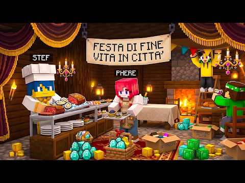 Prepariamo LA FESTA della FINE della VITA IN CITTÀ REMAKE! - Minecraft S3 Ep.40 thumbnail