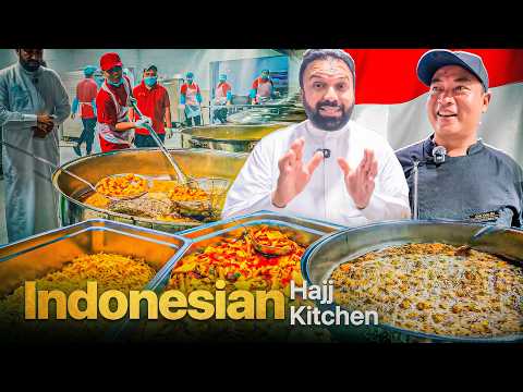INDONESIAN 🇮🇩 Hujjaj Food System in Madinah 😱🍛 Cooking for Thousands Hajj Kitchen thumbnail