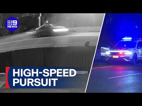 60-year-old man accused of leading police on high-speed pursuit | 9 News Australia thumbnail