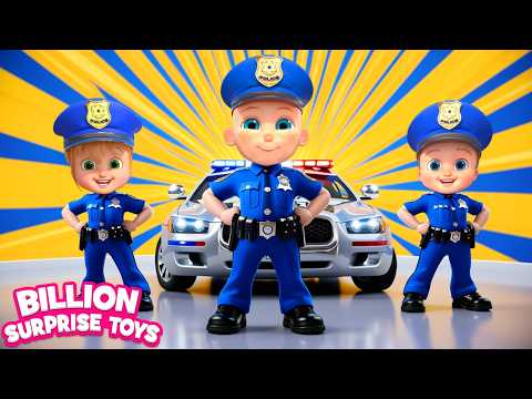 Pretend Play Police Officer 👮‍♂️ Funny Kids Video & Cartoon Compilation thumbnail