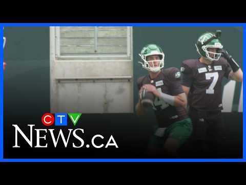 Roughriders wrap camp as roster decisions loom, QB2 spot still up in air thumbnail