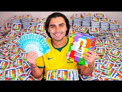 O QUE 1000 REAIS LIBERA NO ALBUM DA COPA DE FIGURINHAS? thumbnail