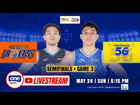 LIVE: MERALCO vs TNT | PBA SEASON 50 COMMISSIONER’S CUP SEMIS | MAY 24, 2026 thumbnail