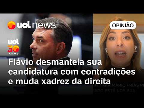 Flávio Bolsonaro desmantela sua candidatura com contradições e muda xadrez da direita | Daniela Lima thumbnail