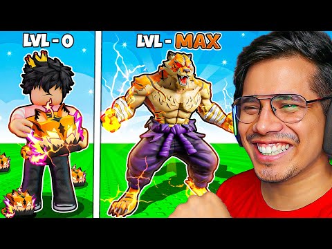 NOOB TO PRO WITH TIGER FRUIT IN BLOX FRUITS | Roblox 🐯 thumbnail
