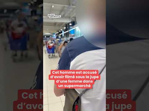 Cet homme est accusé d’avoir filmé sous la jupe d’une femme dans un supermarché thumbnail