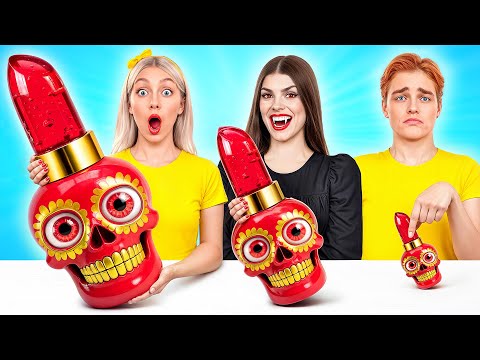 Desafío Placa Grande, Mediana y Pequeña con Vampiro |Desafíos de Comida Divertida Multi DO Challenge thumbnail
