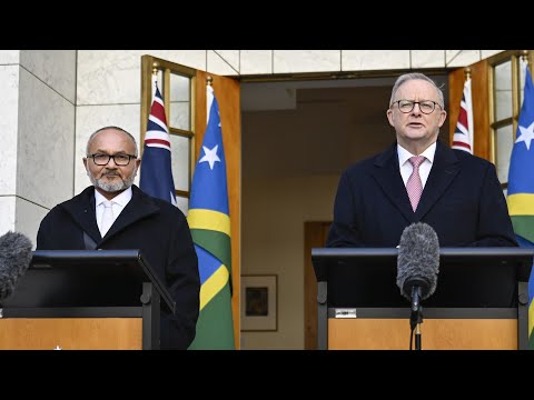 Parliament welcomes Solomon Islands Prime Minister Matthew Wale thumbnail