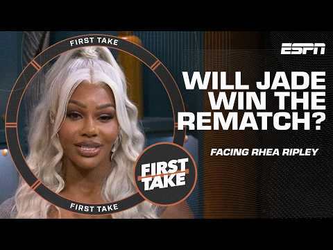 Jade Cargill tells Stephen A. she WON'T LOSE AGAIN 🆚 Rhea Ripley at WWE Clash in Italy | First Take thumbnail