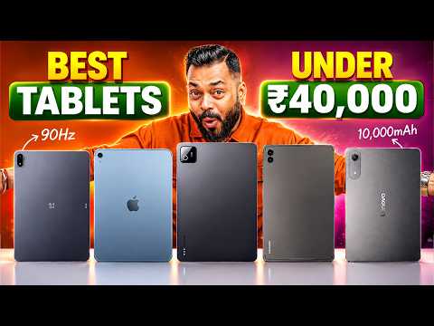Top 6 Best Tablets For Students Under ₹40000 ⚡ June 2026 thumbnail