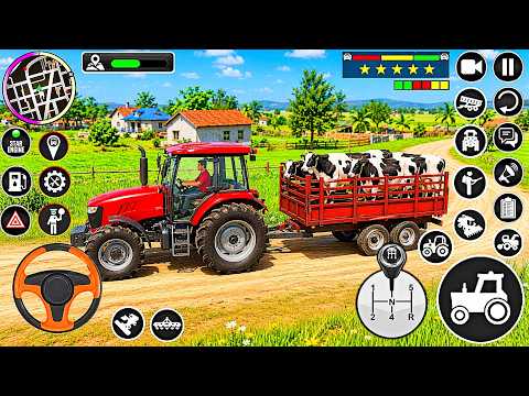Village Tractor Farming Driving Simulator 3D - New Tractor Games - Android Gameplay thumbnail
