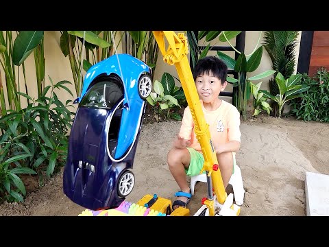 Truck Car Toy Unboxing with Kids Play | BRUDER Fire Vehicle, Police Cars thumbnail