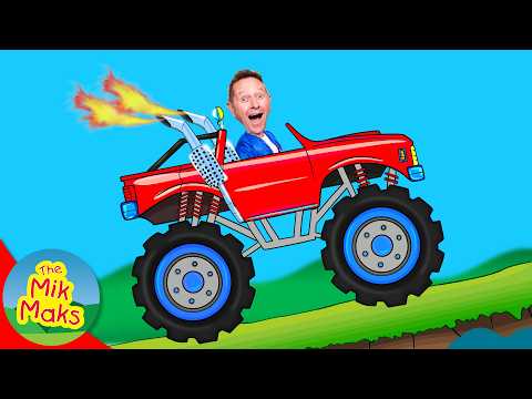 Monster Trucks & Vehicles Songs for Kids - The Mik Maks thumbnail