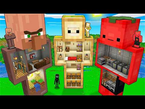 DEV HEYKELLERİMİZDEN KIYAMET SIĞINAĞI YAPTIK! - Minecraft thumbnail