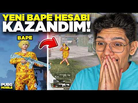 YENİ  BAPE HESABIM! FULL DOLU - PUBG MOBİLE thumbnail