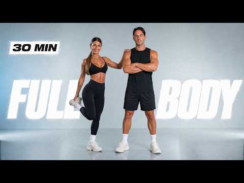 30 Min Full Body Workout at Home (No Equipment) thumbnail