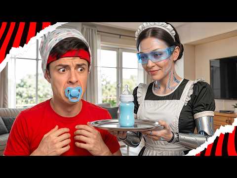 24 HORAS COM UMA BABÁ HUMANOIDE DE VERDADE! thumbnail