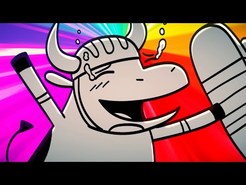 REAL MAN! (asdfmovie skateboarding cow song) thumbnail