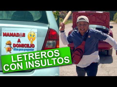 Pongo Letreros Ofensivos en Coches de Desconocidos (BROMA) thumbnail