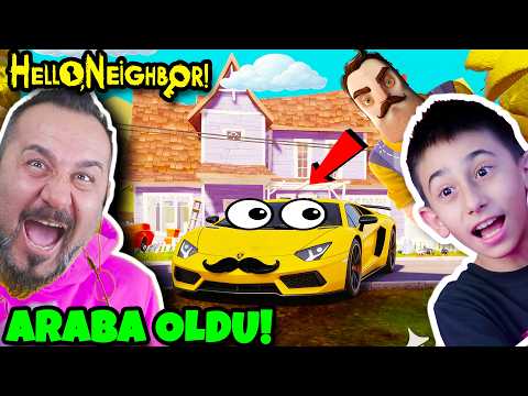 KAZIM USTA BIYIKLI ARABA OLDU! | EGEMEN KAAN İLE HELLO NEİGHBOR MODLU BÖLÜM thumbnail