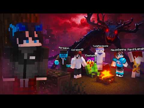 Gw TANTANG YOUTUBER LAPER GANG UNTUK BERTAHAN HIDUP DI HUTAN HORROR MINECRAFT ... (ADA MONSTER-NYA!) thumbnail