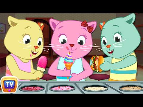 Three Little Kittens Went Out To Eat - Nursery Rhymes by Cutians | ChuChu TV  #ChuChuTV100M thumbnail