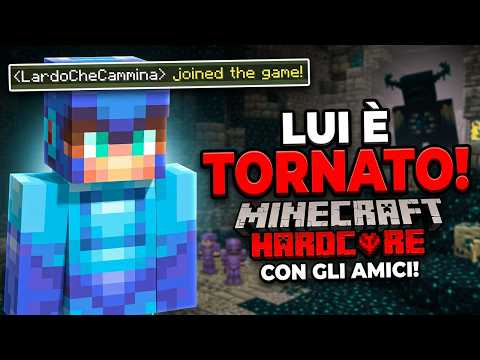 LARDOCHECAMMINA È TORNATO! MINECRAFT HARDCORE IN LIVE CON I MIEI AMICI! thumbnail