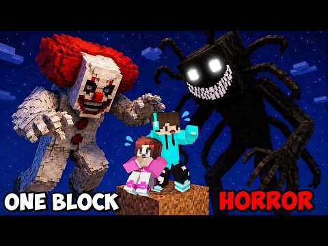HOROR !! Kita Bertahan Hidup Di ONE BLOCK Paling Serem PART 1 thumbnail
