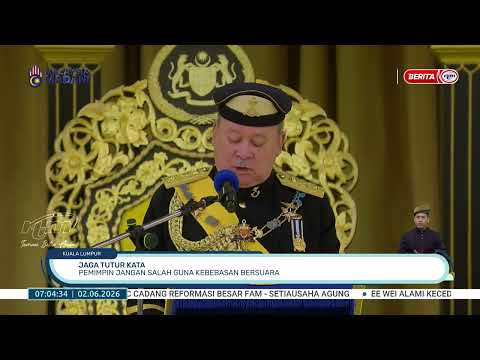 2 JUN 2026 - BERITA PAGI- JAGA TUTUR KATA PEMIMPIN JANGAN SALAH GUNA KEBEBASAN BERSUARA thumbnail