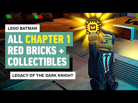 Lego Batman - All Chapter 1 Red Bricks and Mission Collectibles (Legacy of the Dark Knight) thumbnail