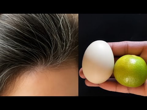 Grey hair naturally turns black again in just 1 hour! Tested and 💯effective. thumbnail