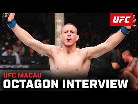 Cody Haddon Octagon Interview | UFC Macau thumbnail