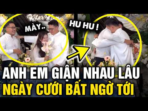 Anh em GIẬN NHAU, nhưng ngày cưới EM TRAI XUẤT HIỆN khiến anh cảm động RƠI NƯỚC MẮT | Tin 3 Phút thumbnail