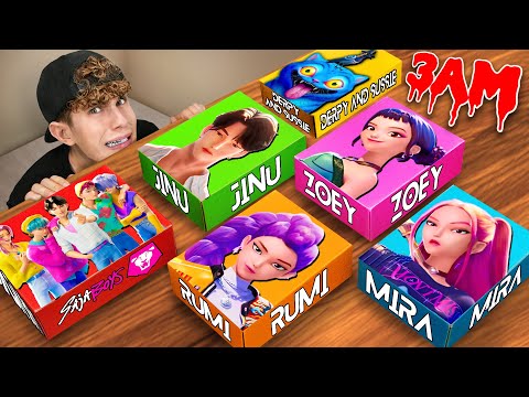 ÖFFNE NIEMALS ALLE MYSTERY KPOP DEMON HUNTERS BOXEN um 3 UHR!! thumbnail