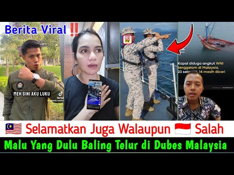 NETIZEN YANG HINA MALAYSIA TU MALU, ORANG2 INDONESIA ILEGAL TENGGELAM PUN DI SELAMATKAN thumbnail