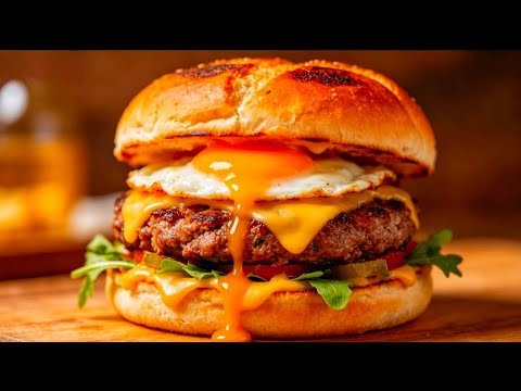 【LIVE】Street-side breakfast food stall, meat and egg burger thumbnail