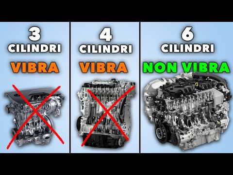 3 cilindri vs 4 vs 5 vs 6 vs V8 vs V12: Chi Vibra MENO? thumbnail