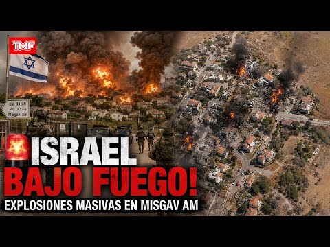 🚨 ISRAEL BAJO FUEGO! Explosiones Masivas en Misgav Am thumbnail