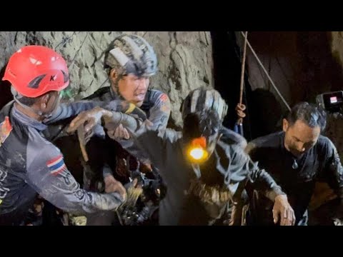 Rescatan a cinco personas que quedaron atrapadas en una cueva inundada de Laos - laSexta Noticias thumbnail