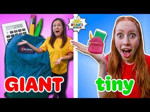 Who Will Win GIANT VS TINY School?! thumbnail