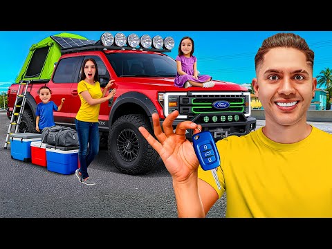 LES REGALÉ UNA CAMIONETA GIGANTE a JUANITO y KIMA thumbnail