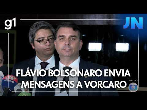 JN: Flávio Bolsonaro cobrou dinheiro de Daniel Vorcaro em mensagem de áudio thumbnail