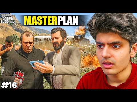 MICHAEL TREVOR DESTROYED A PLANE FOR BIG MAFIA | GTA 5 PART 16 (HINDI DUBBED) thumbnail
