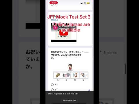 JFT Mock Test Set 3 Full Set  thumbnail
